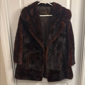Vintage Marshall Fields Fur Coat